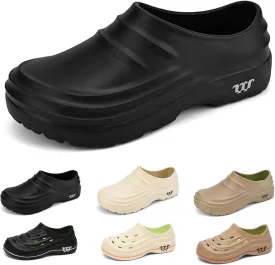 Armadillo Chef Shoes for Men Women Lightweight & Waterproof Non Slip Healthy Clogs Comfortable Oil Resistant Kitchen Garden Nurse Beach Shoes Unisex