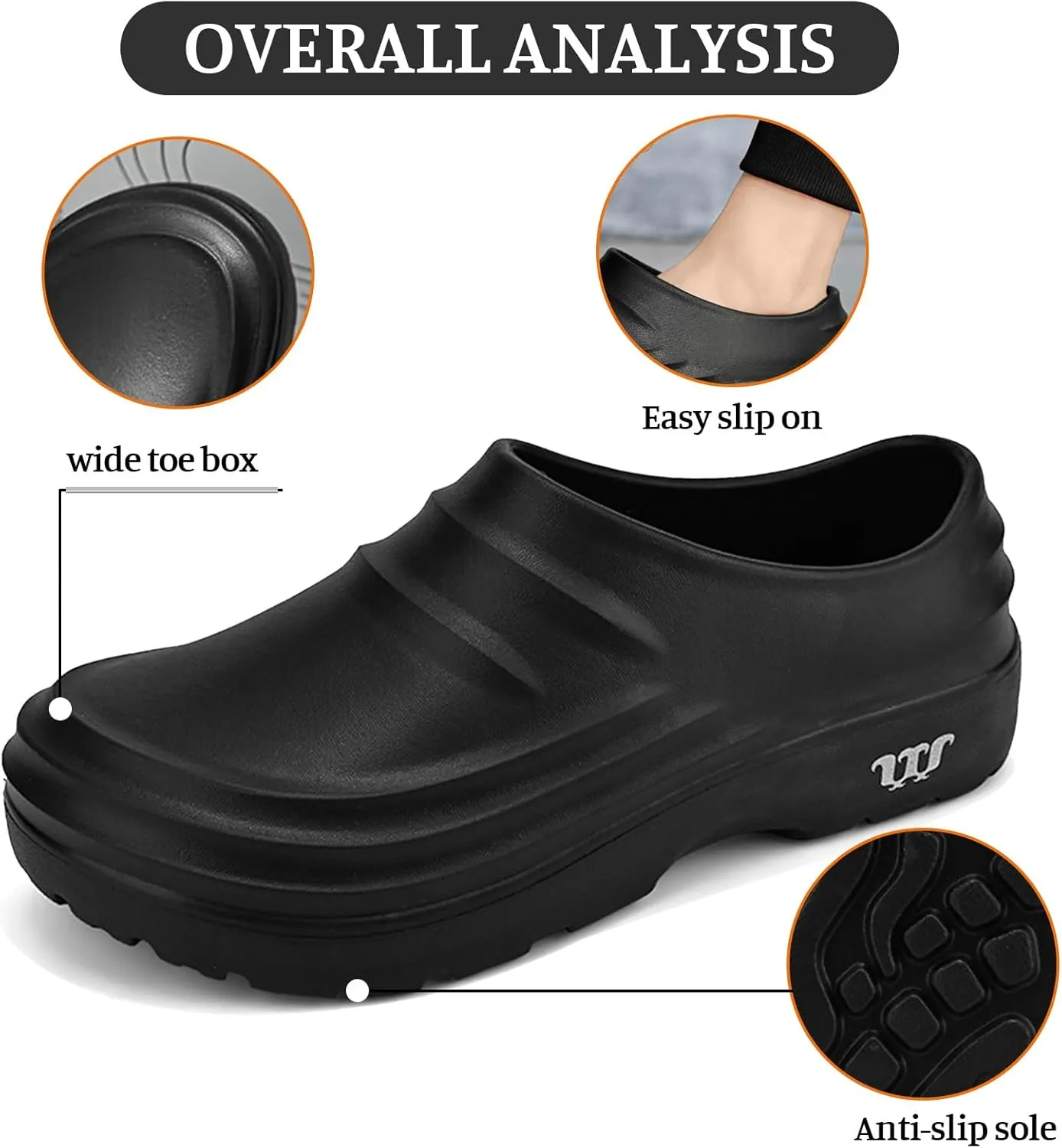 Armadillo Chef Shoes for Men Women Lightweight & Waterproof Non Slip Healthy Clogs Comfortable Oil Resistant Kitchen Garden Nurse Beach Shoes Unisex