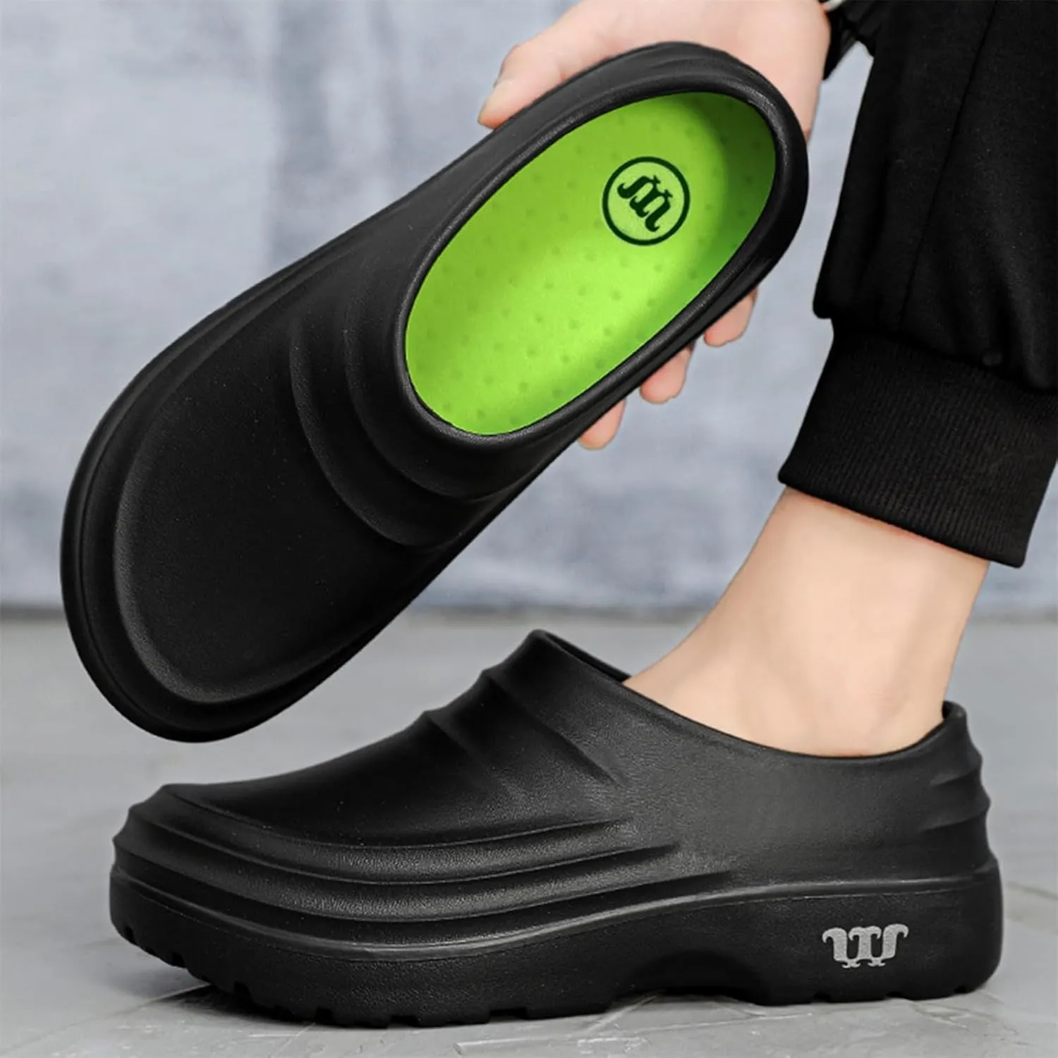 Armadillo Chef Shoes for Men Women Lightweight & Waterproof Non Slip Healthy Clogs Comfortable Oil Resistant Kitchen Garden Nurse Beach Shoes Unisex