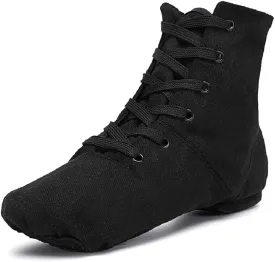 Canvas Jazz Dance Boots Ballet Dancing Sneakers for Adult Men Women