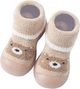 First Walking Shoes Baby Shoes Boys Girls Non Slip Soft Sole Sneakers Lightweight Infant Slip-On Sneakers