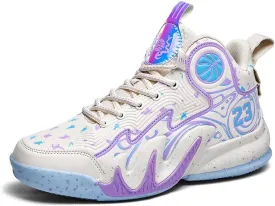 High Top Basketball Shoes Men Shoes Women Shoes Non-Slip Breathable Outdoor Shoes Fashion Graffiti Training Shoes Volleyball Shoes