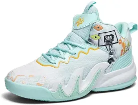 High Top Basketball Shoes Men Shoes Women Shoes Non-Slip Breathable Outdoor Shoes Fashion Graffiti Training Shoes Volleyball Shoes