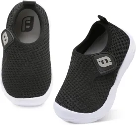 JOINFREE Toddler Boys Girls Barefoot Shoes Breathable Kids Sneakers Lightweight Walking Shoes Slip On Tennie Shoes Wide School Shoes