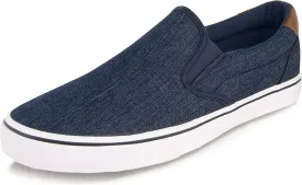 Men's Black Classic Low Top Shoes Canvas Fashion Sneaker with Soft Insole Causal Dress Shoes for Men Comfortable Walking Shoes
