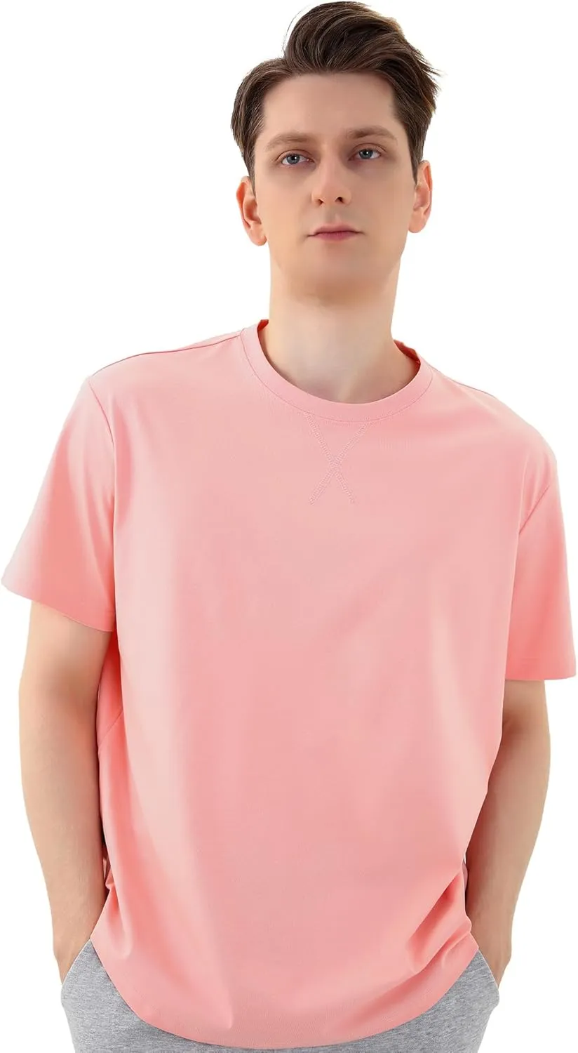 Men's True Classic Tees 3-Pack Short Sleeve Crew Neck Solid Color Casual T-Shirts - Ideal for Gym, Work & Daily Life