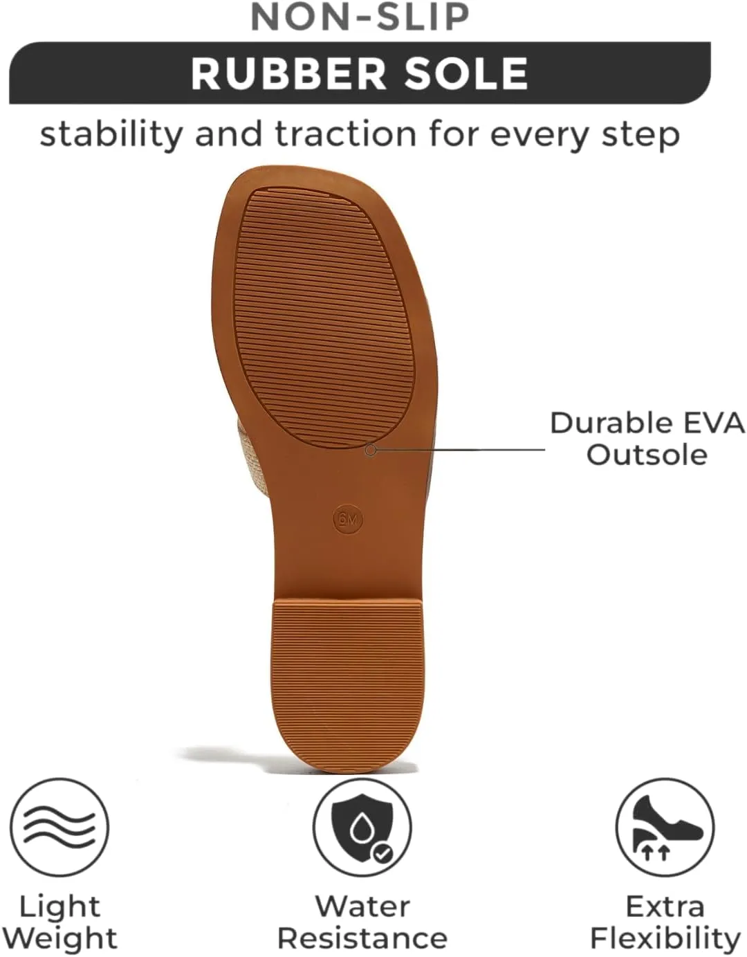 Project Cloud Genuine Leather Summer Sandals for Women 2025 - Comfortable Memory Foam Insole Slides and Non Slip Fashion Flat Womens Sandals (Jannel)