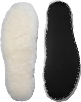 Sheepskin Insoles Flat Feet Orthopedic Arch Support Inserts for Plantar Fasciitis Swollen Feet Pain Relief Neuropathy White Women 8