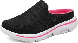 Slip On Mules & Clogs for Womens Mens Light Open Back Shoes Comfort Walking Shoes Breathable Slippers Closed Toe Slides