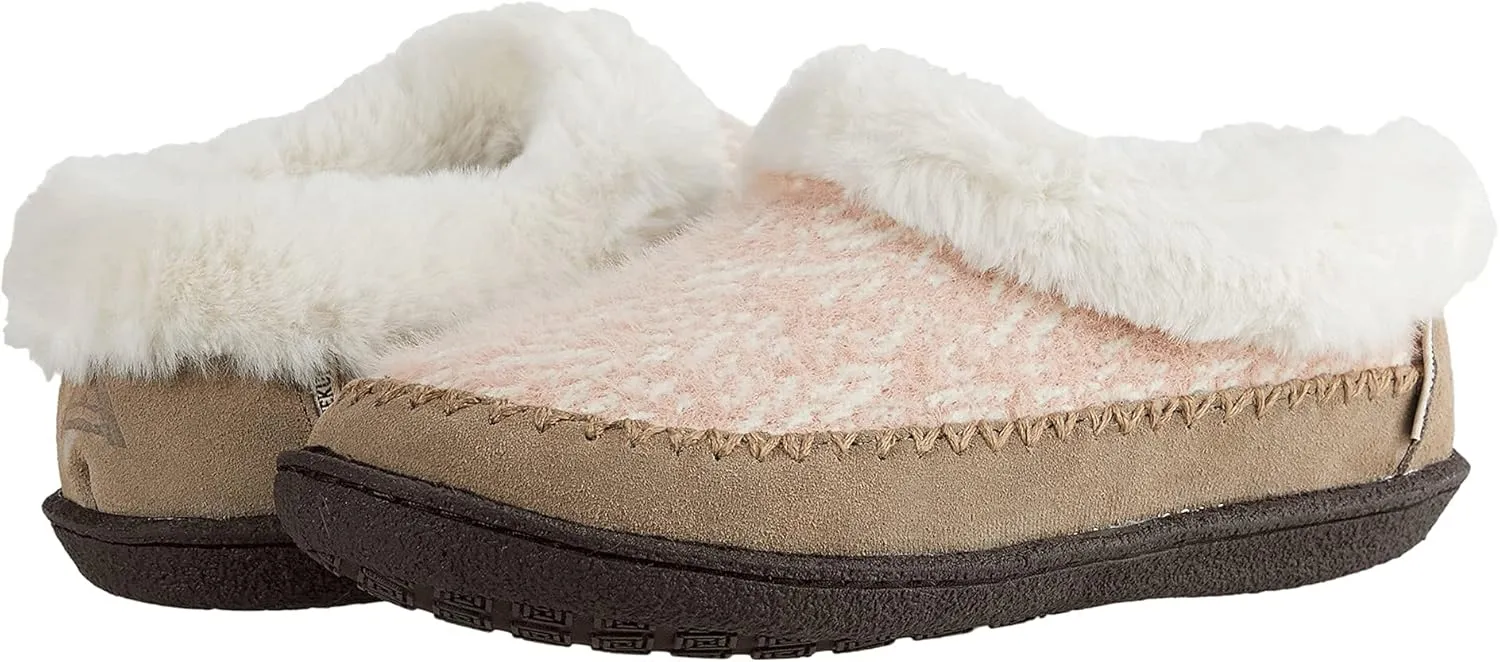 Staheekum Women's Open-Back Slipper with Bouncle Knit Upper and Memory Foam Insole