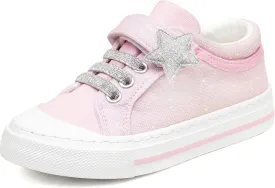 ToandonToddler Kids Sneakers Sparkle Fashion Glitter Sequins Canvas Shoes