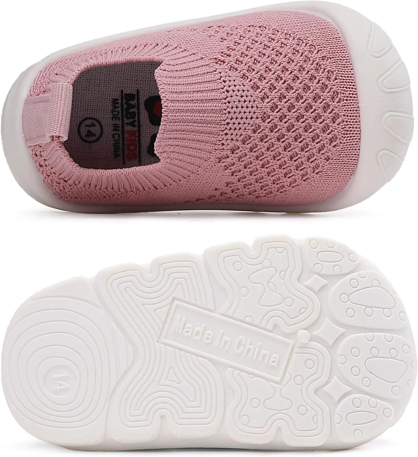 Toddler Baby Boy Girl Shoes Kids Breathable Sneakers Tennis Shoes 6-36 Months Infant Slip on Shoes
