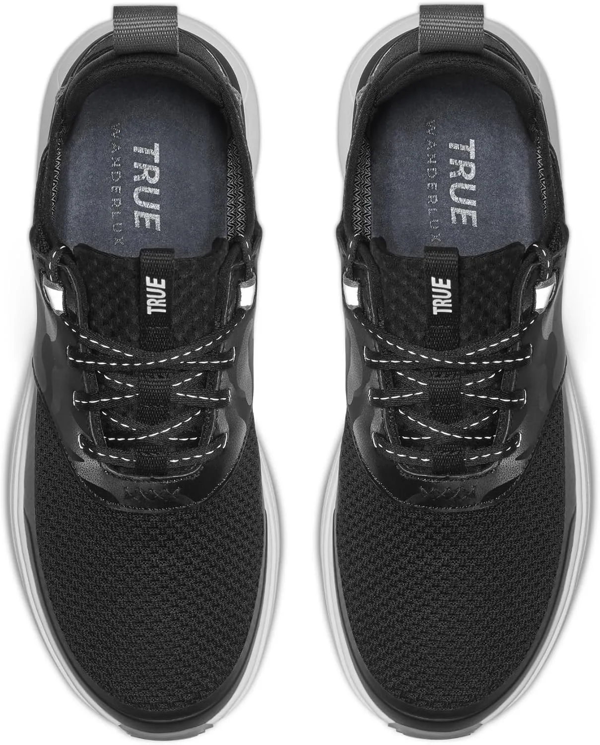 True LUX Hybrid, Men's Golf Shoes, Waterproof Knit Upper, 100% Nappa Leather Saddle