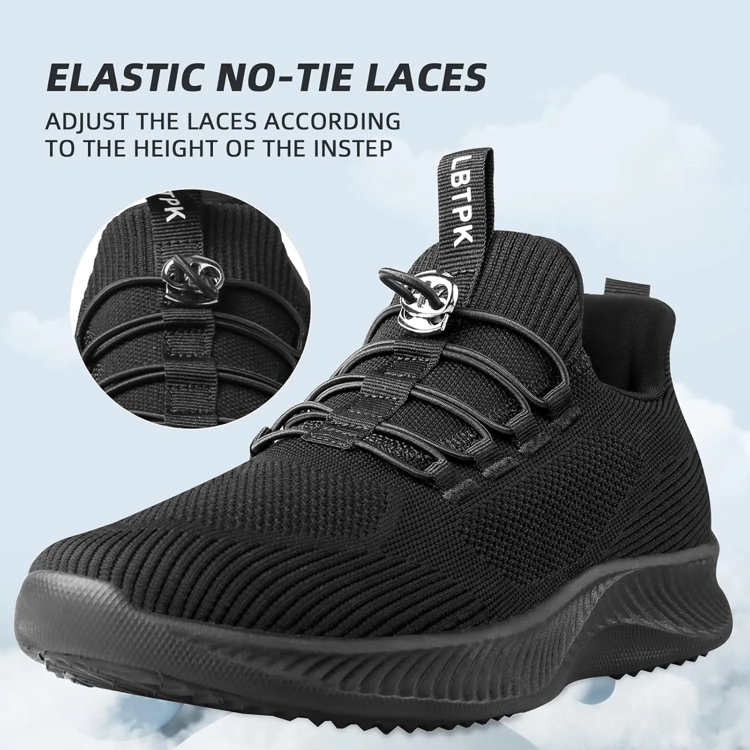 Walking Shoes for Women- Lightweight, Slip On, Breathable Sneakers for Running, Walking, Jogging, Gym