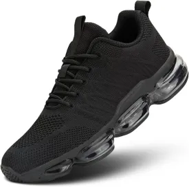 Womens Air Cushion Running Shoes Walking Jogging Fitness Gym Fashion Sneakers Lace Up Casual Comfortable Work Tennis Sport Athletic Trainers