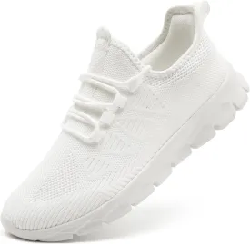 Womens Running Shoes Tennis Slip on Sneakers Breathable Athletic Lightweight Gym Sports Workout Walking Shoes