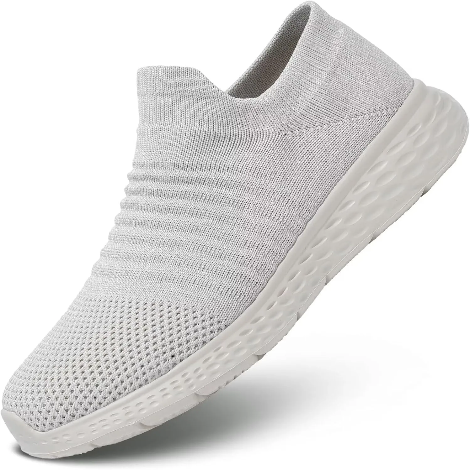 Women's Slip On Running Shoes Non Slip Walking Shoes Lightweight Gym Workout Shoes Breathable Fashion Sport Shoes