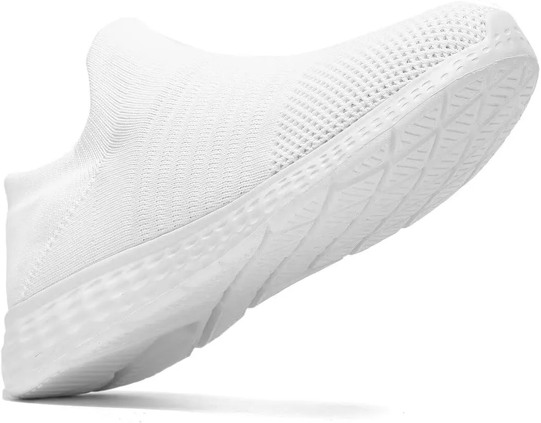Women's Slip On Running Shoes Non Slip Walking Shoes Lightweight Gym Workout Shoes Breathable Fashion Sport Shoes