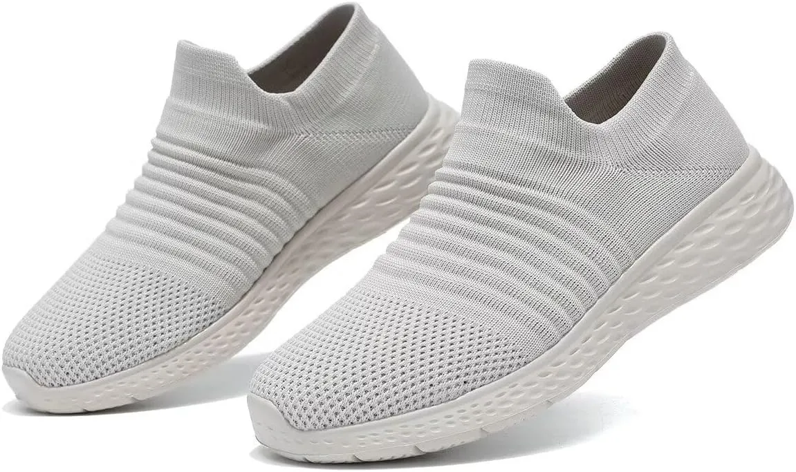 Women's Slip On Running Shoes Non Slip Walking Shoes Lightweight Gym Workout Shoes Breathable Fashion Sport Shoes
