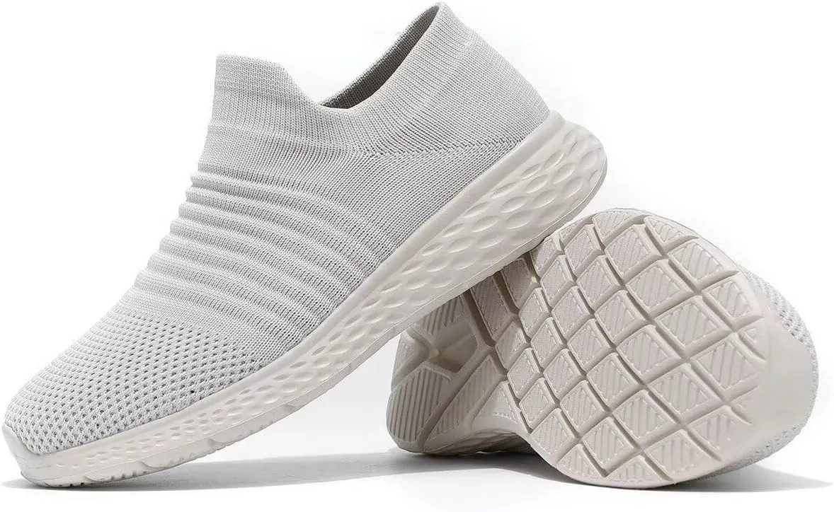 Women's Slip On Running Shoes Non Slip Walking Shoes Lightweight Gym Workout Shoes Breathable Fashion Sport Shoes