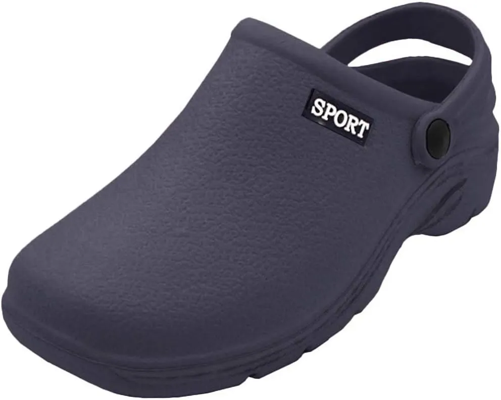 Women's Solid Slingback Garden Clogs Shoes