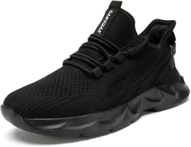 Womens Tennis Slip On Running Shoes Breathable Sneakers Athletic Lightweight Gym Sports Walking Shoes
