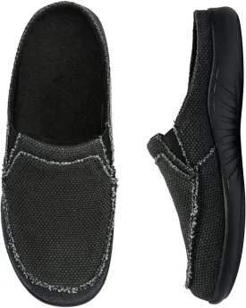 Womens Wide Slippers with Arch Support - Plantar Fasciitis Pain Relief - Orthopedic House Shoes for Diabetic Bunions