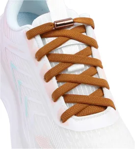 ZHENTOR 2 Pairs Elastic No Tie Shoe Laces for Adults and Kids Shoes, Tieless Flat Shoelaces for Sneakers